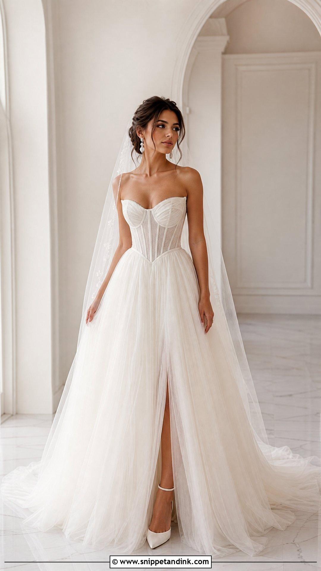 Corset Bodice Bridal Dress - Snippet and Ink - 30 Bridal Dress Design Ideas