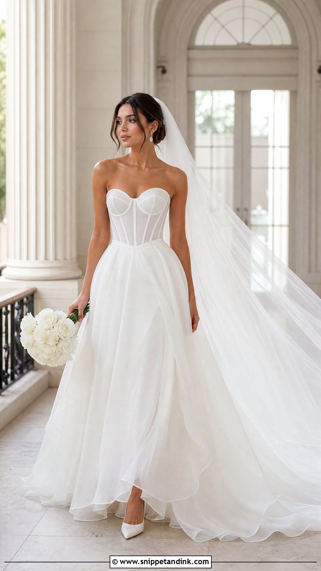 Corset Bodice Bridal Dress - Snippet and Ink - 20 Bridal Dress Inspo Ideas