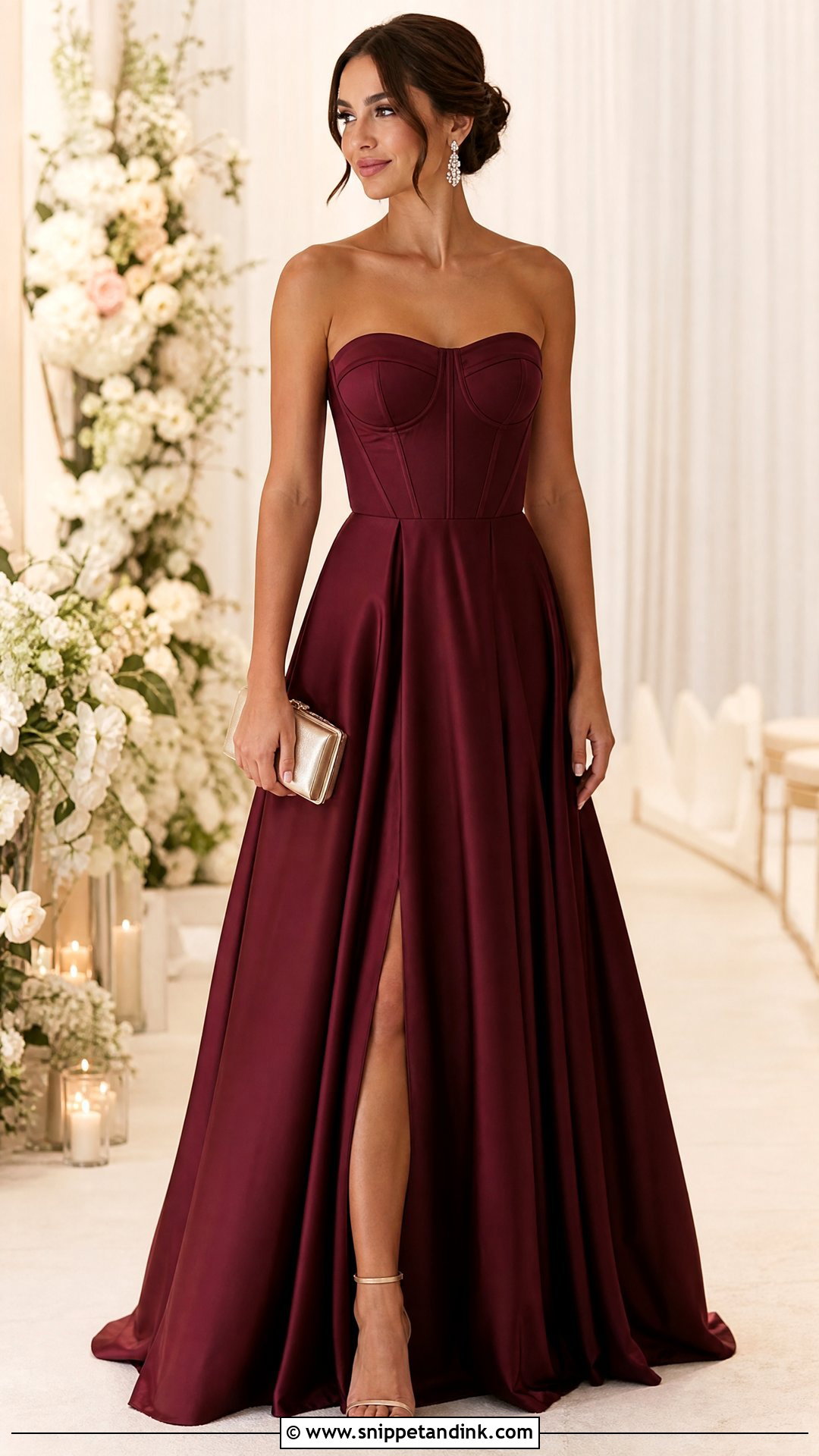 Corset Bodice Bridesmaid Dress - Snippet and Ink - 20 Wedding Maids Dress Designs