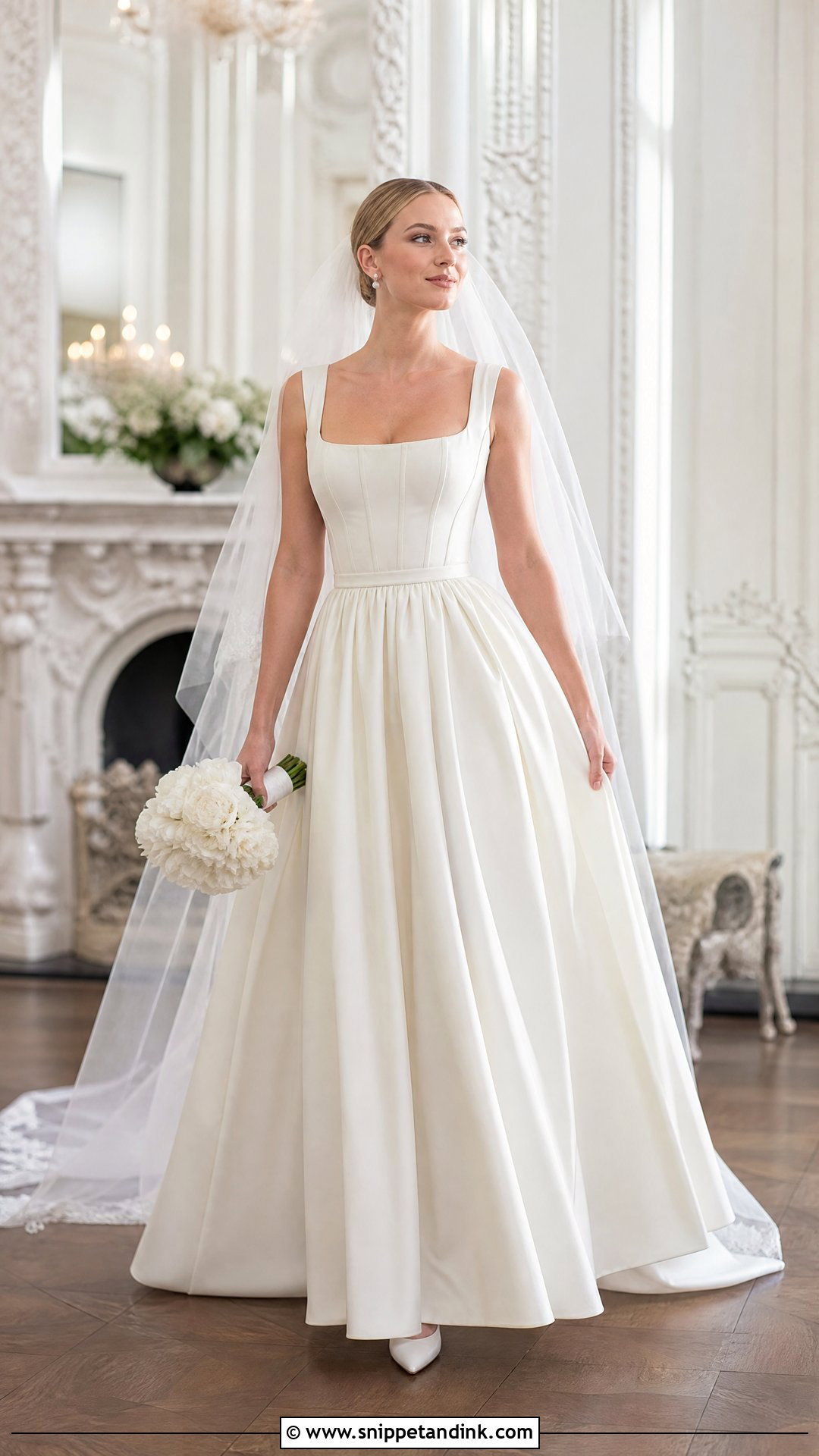 Corset Bodice Muslin Wedding Dress - Snippet and Ink - 20 Muslin Wedding Dress Ideas