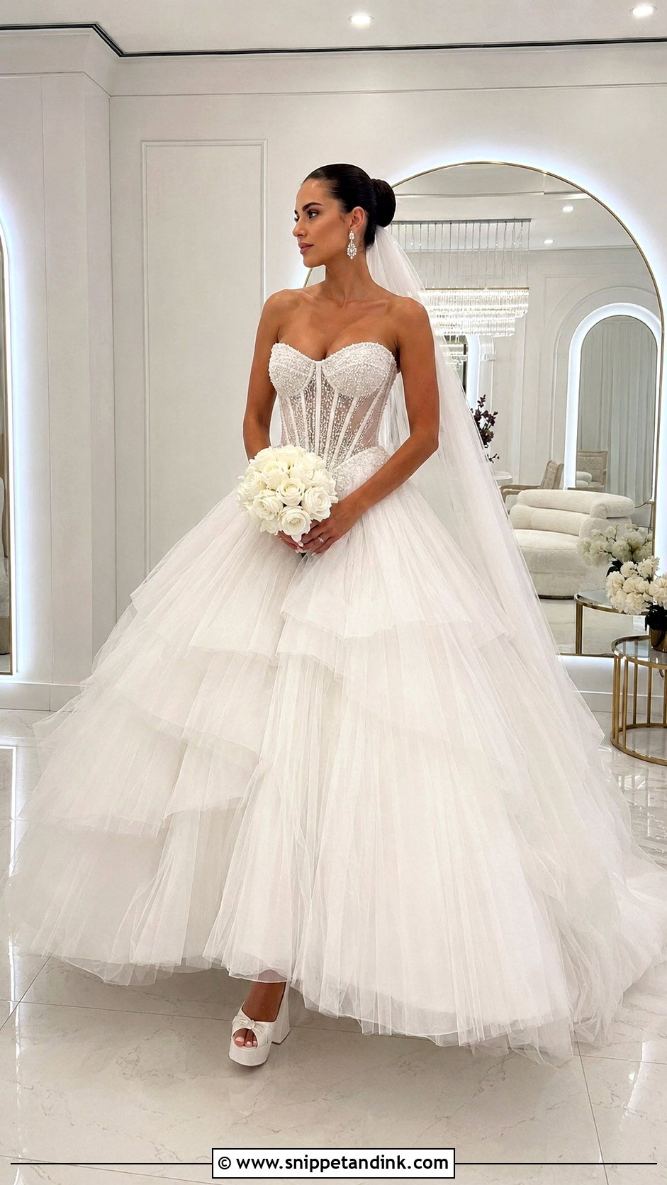 Corset Bodice Princess Wedding Dress - Snippet and Ink - 20 Gorgeous Wedding Dress Princesses Ideas