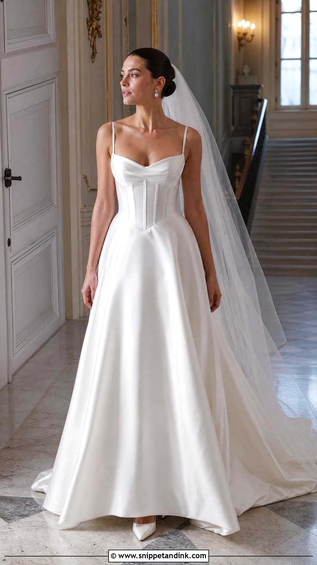 Corset Bodice Strappy Wedding Dress - Snippet and Ink - 20 Strappy Wedding Dress Ideas