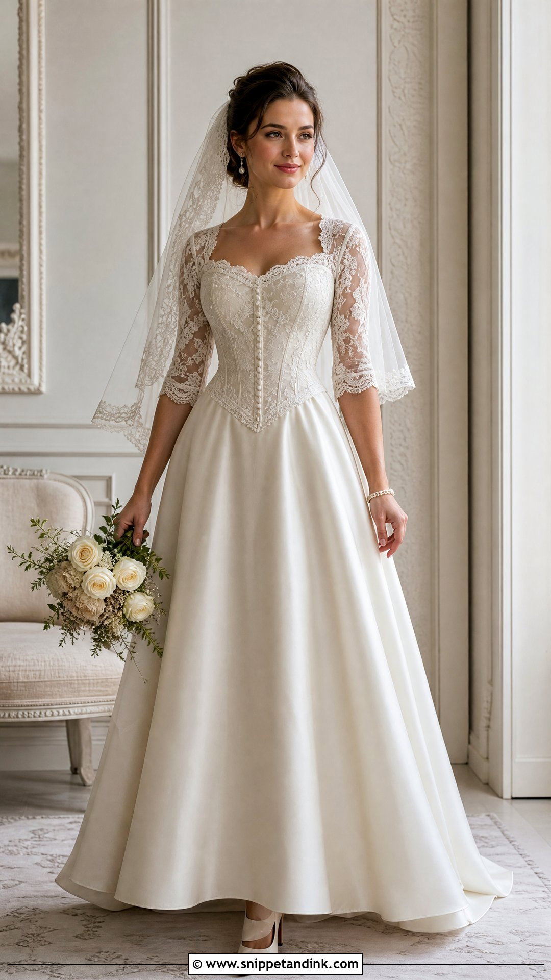Corset Bodice Victorian Wedding Dress - Snippet and Ink - 20 Victorian Wedding Dresses