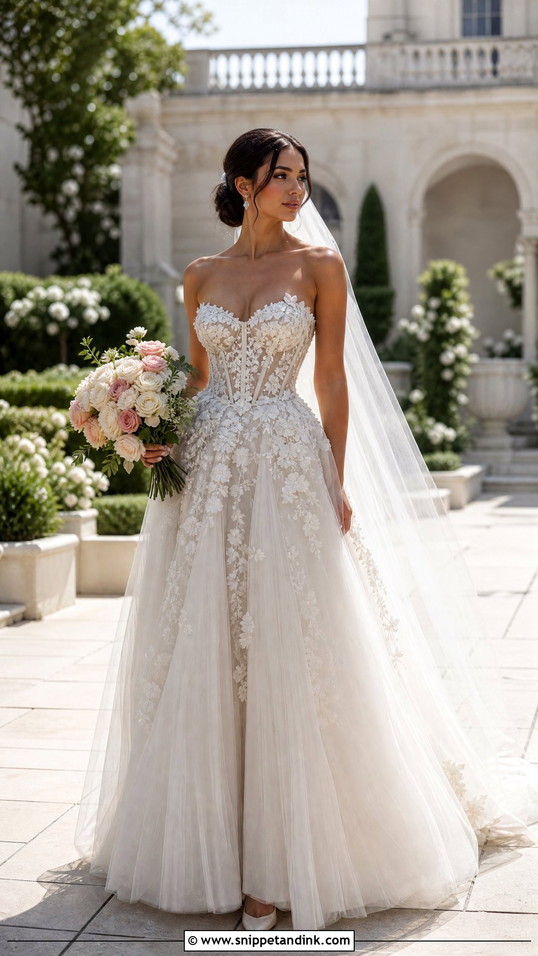 Corset Bodice Vine Wedding Dress - Snippet and Ink - 20 Wedding Dress with Vines Ideas