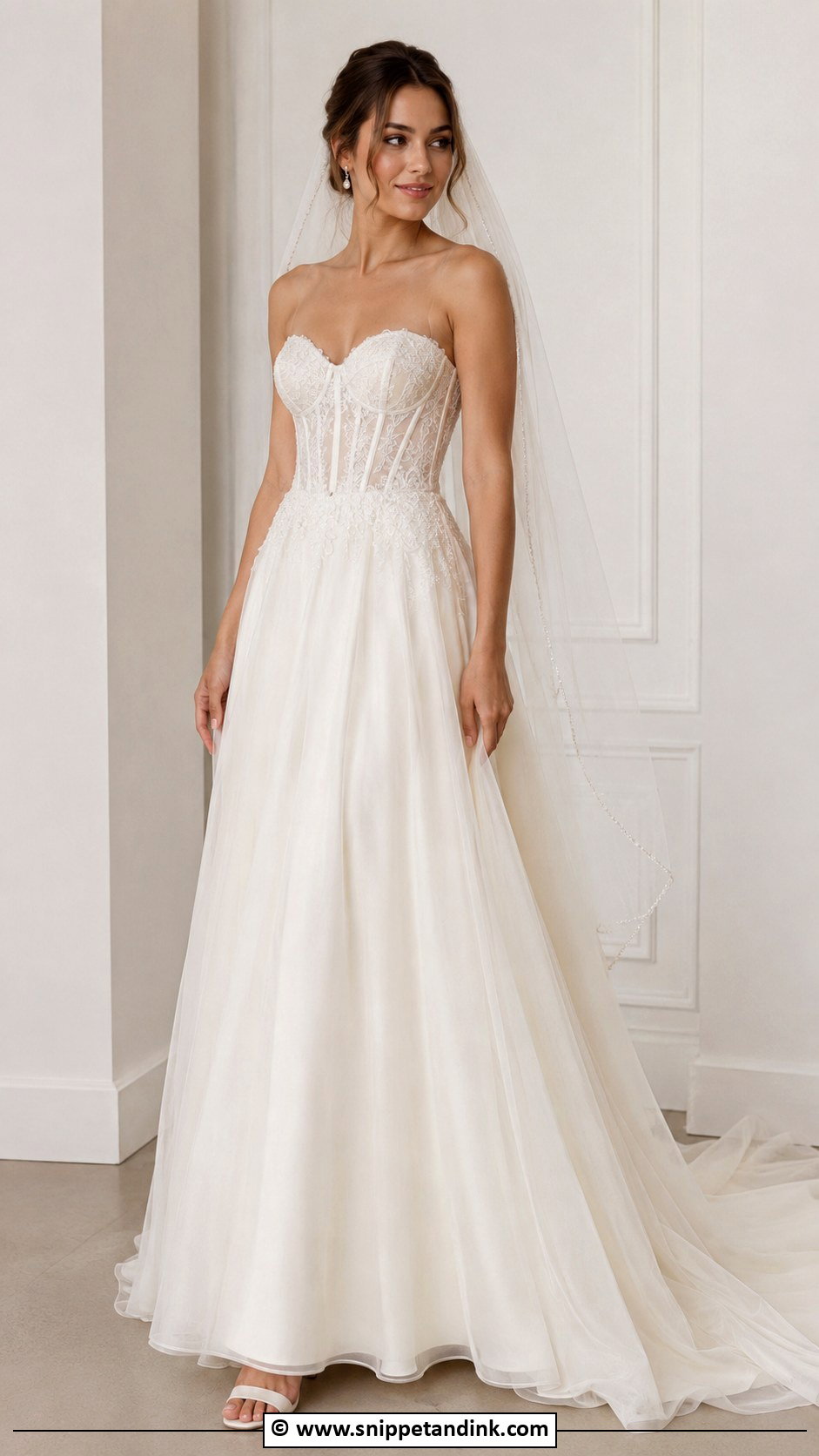 Corset Bodice Wedding Dress - Snippet and Ink - 30 2026 Wedding Dress Ideas