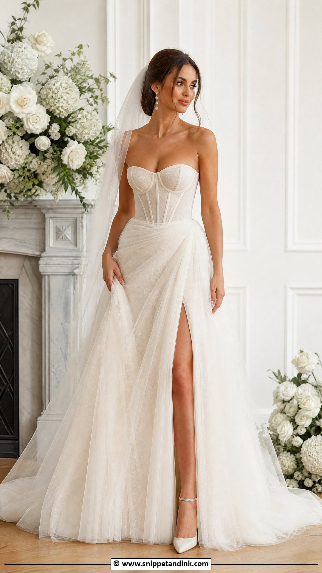 Corset Bodice Wedding Dress - Snippet and Ink - 35 Latest Wedding Gowns