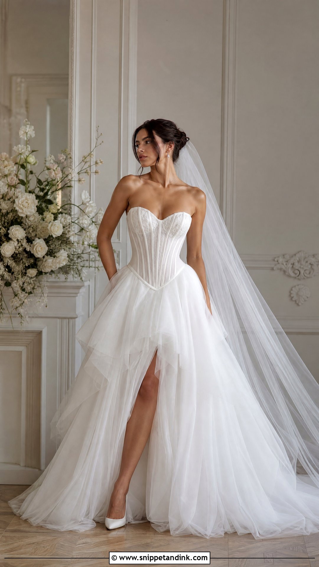 Corset Bodice Wedding Dress - Snippet and Ink - 25 Magical Wedding Dress Ideas
