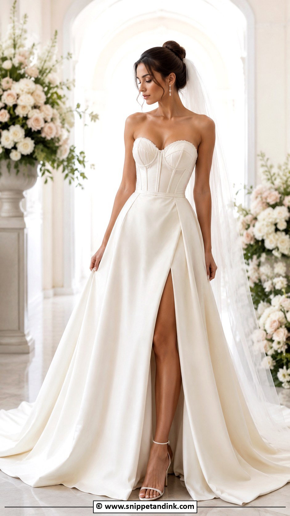 Corset Bodice Wedding Dress - Snippet and Ink - 30 Chic Wedding Dress Ideas