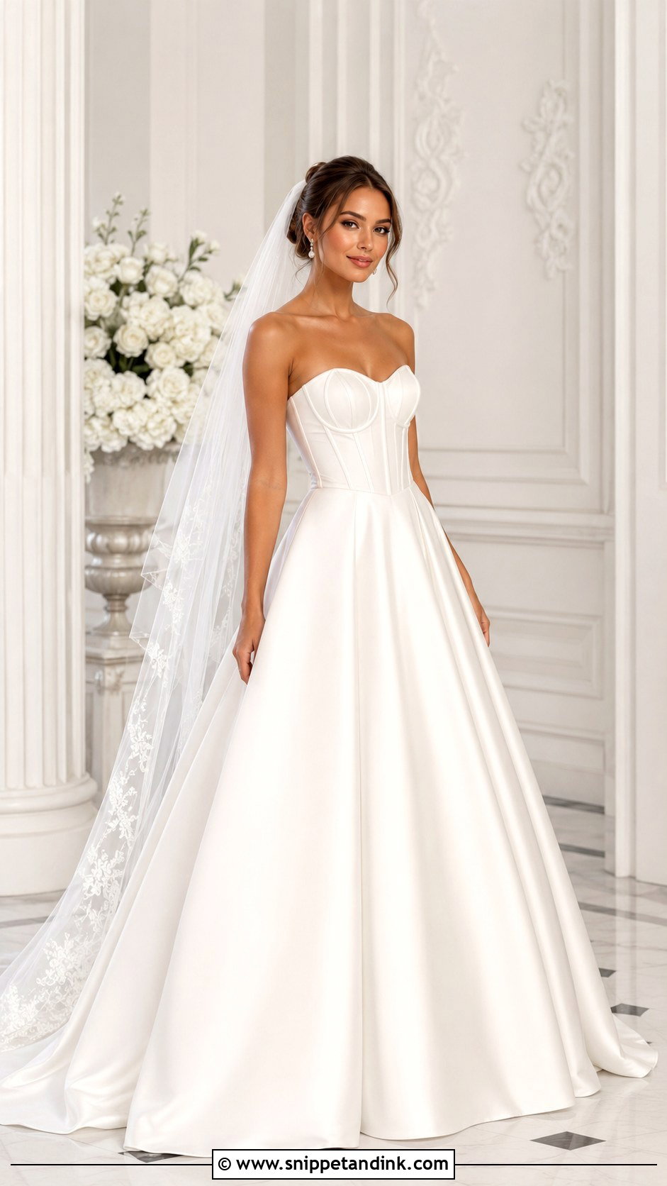 Corset Bodice Wedding Dress - Snippet and Ink - 25 Classic Elegant Wedding Dresses