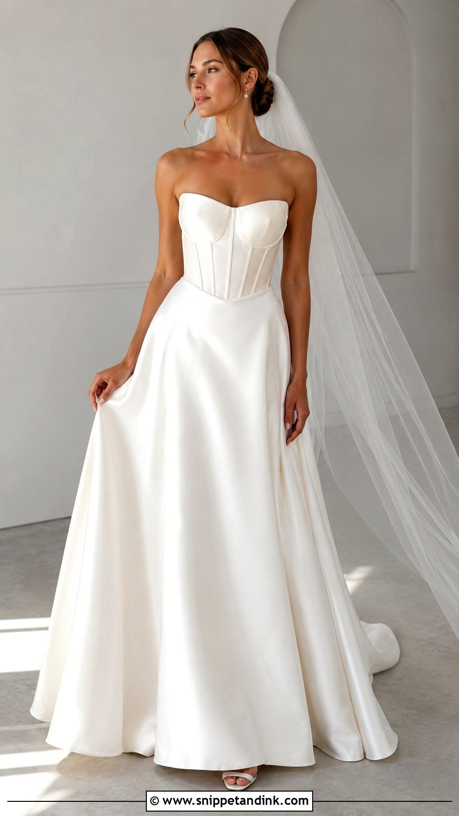 Corset Bodice Wedding Dress - Snippet and Ink - 25 Classy Elegant Wedding Dresses