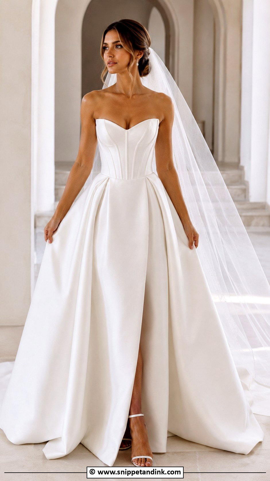 Corset Bodice Wedding Dress - Snippet and Ink - 30 Elegant Wedding Dresses