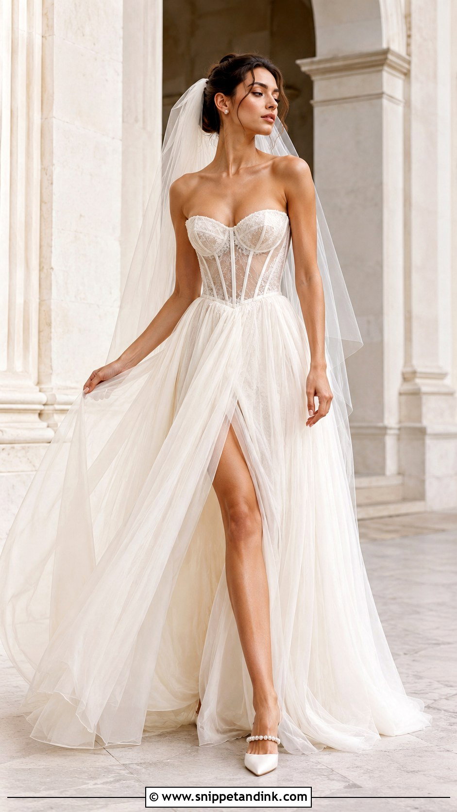 Corset Bodice Wedding Dress - Snippet and Ink - 25 Modern Wedding Dress Ideas