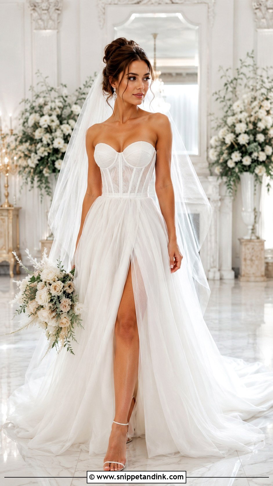 Corset Bodice Wedding Dress - Snippet and Ink - 25 Timeless Wedding Dresses