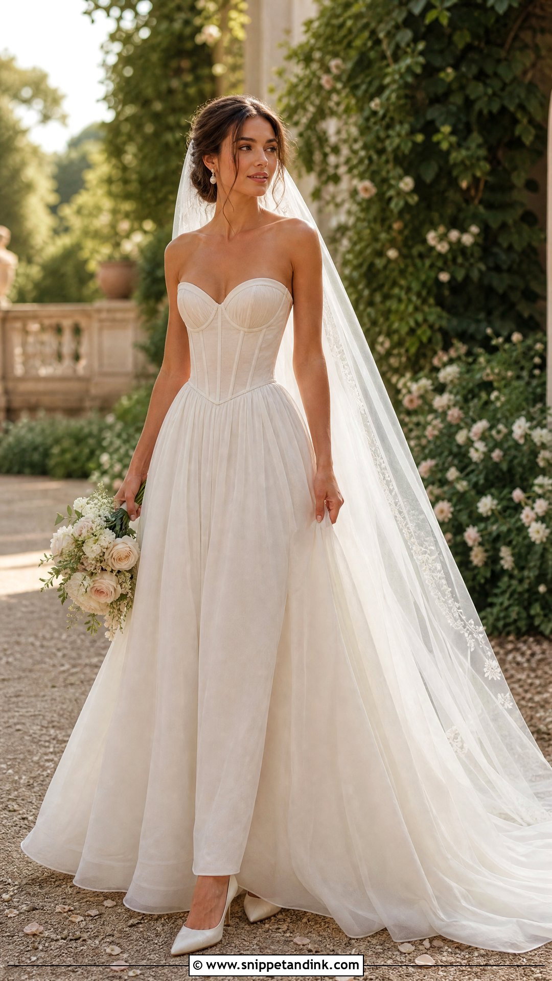 Corset Bodice Wedding Dress - Snippet and Ink - 25 Vintage Timeless Wedding Dress Ideas