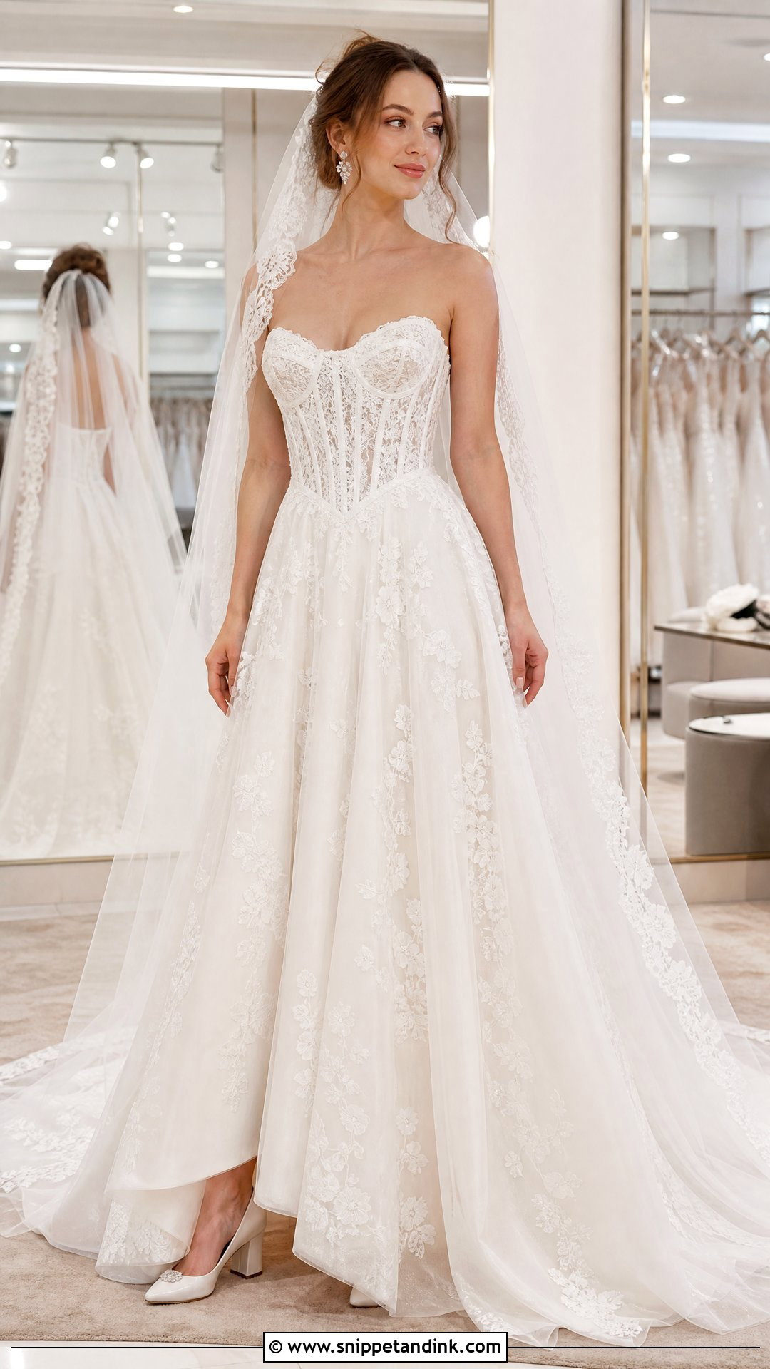 Corset Bodice Wedding Dress - Snippet and Ink - 20 Wedding Dress for Small Bust Ideas