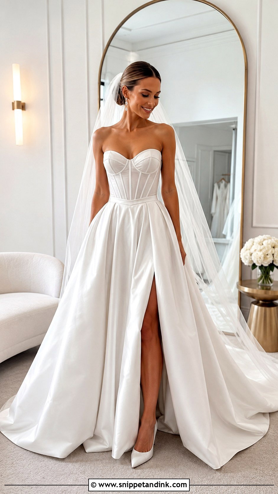 Corset Bodice Wedding Dress - Snippet and Ink - 20 Ladies Wedding Dress Ideas