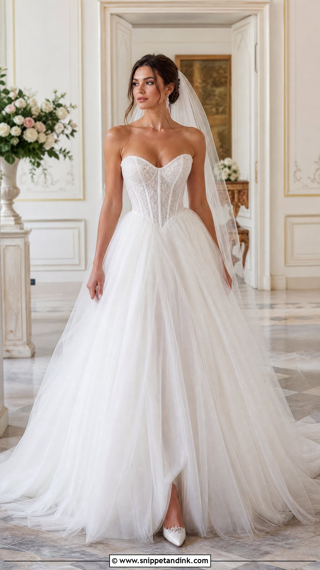 Corset Bodice Wedding Dress - Snippet and Ink - 20 Prettiest Wedding Dress Ideas