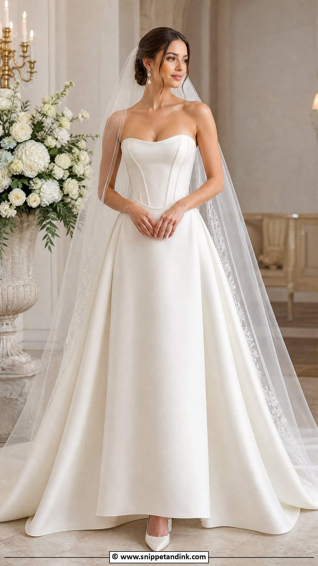Corset Bodice Wedding Dress - Snippet and Ink - 35 Classic Wedding Dress Ideas