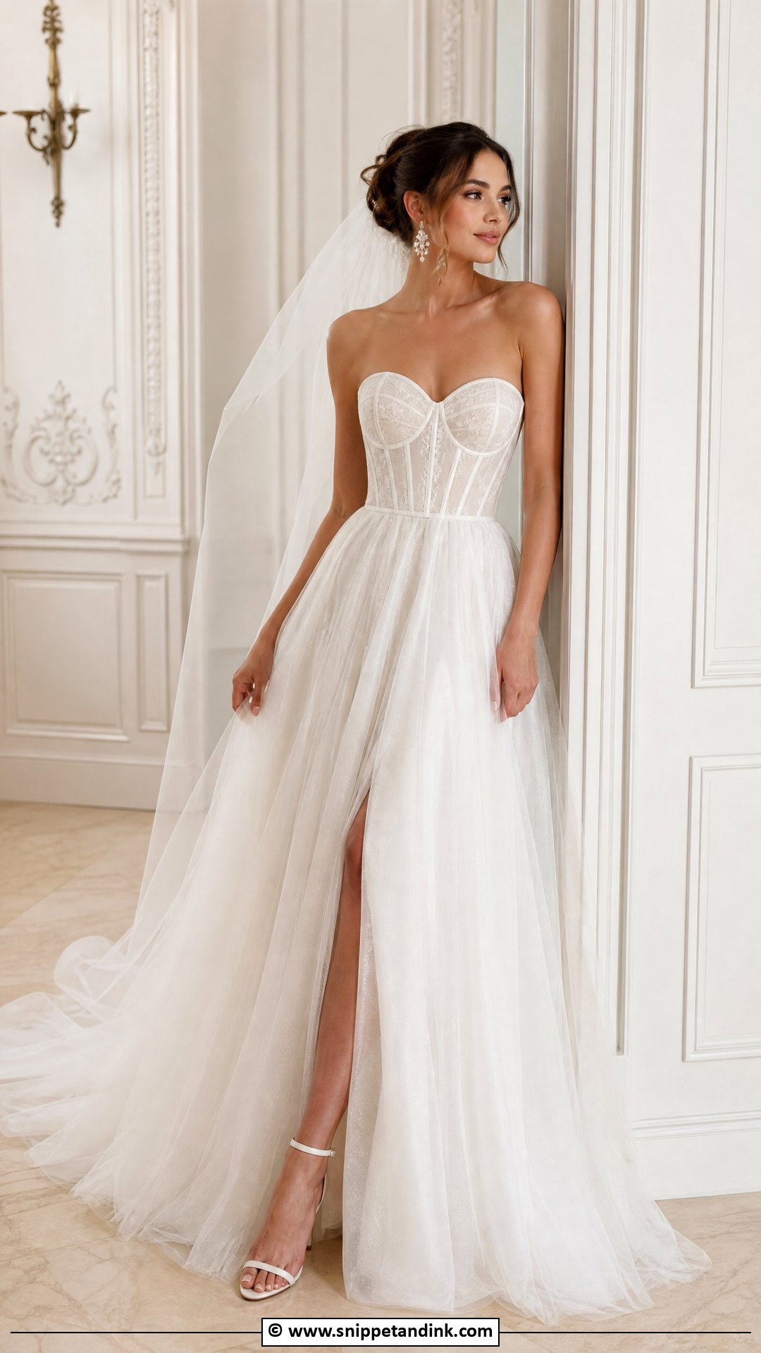 Corset Bodice Wedding Dress - Snippet and Ink - 35 Classy Wedding Dress Ideas
