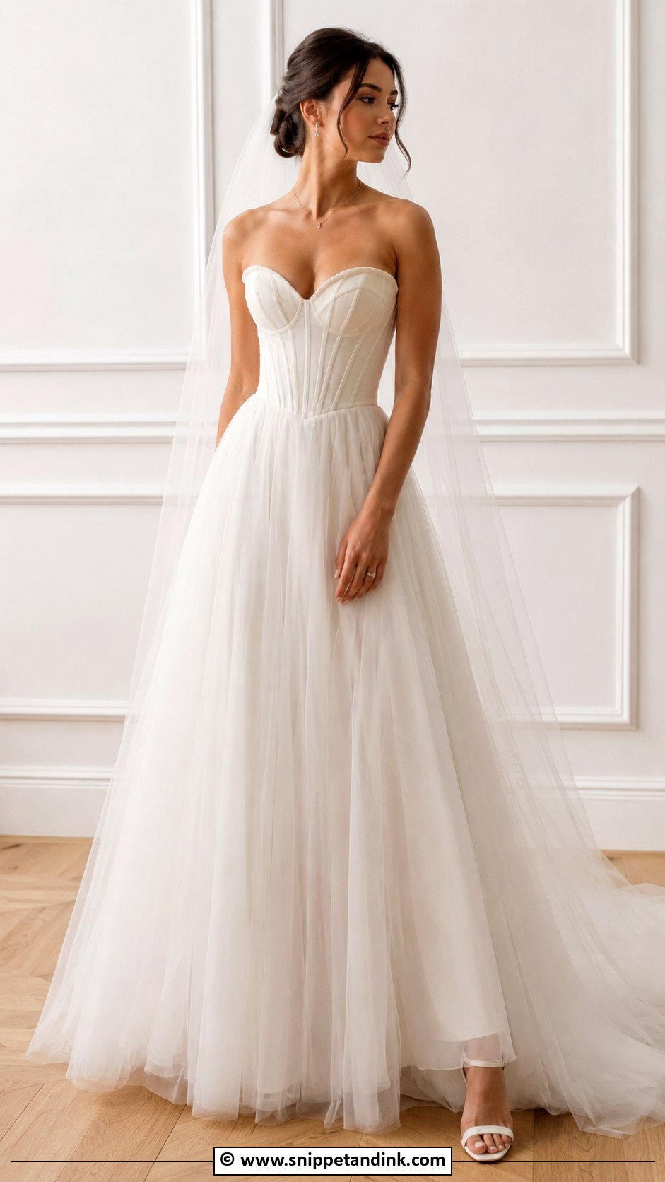 Corset Bodice Wedding Gown - Snippet and Ink - 30 Classy Wedding Gown Ideas
