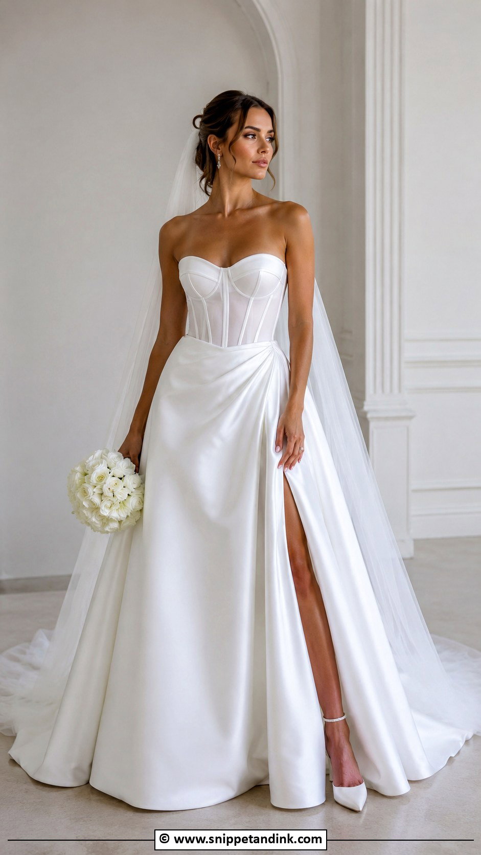 Corset Bodice Wedding Gown - Snippet and Ink - 35 Wedding Gown Ideas