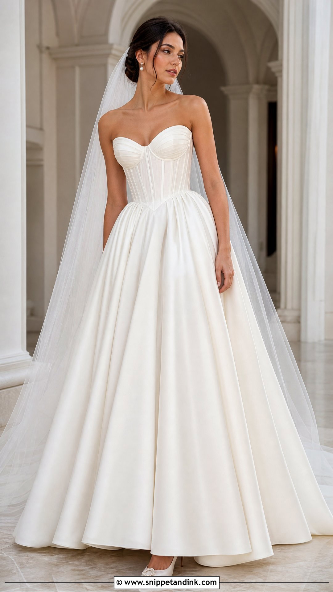 Corset Bodice Wedding Gown - Snippet and Ink - 25 Elegant Wedding Gown Ideas