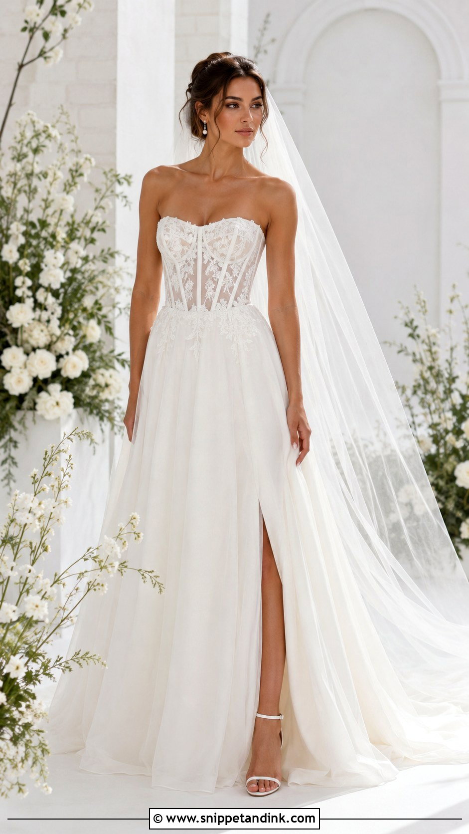 Corset Bodice Wedding Gown - Snippet and Ink - 25 Unique Wedding Gowns