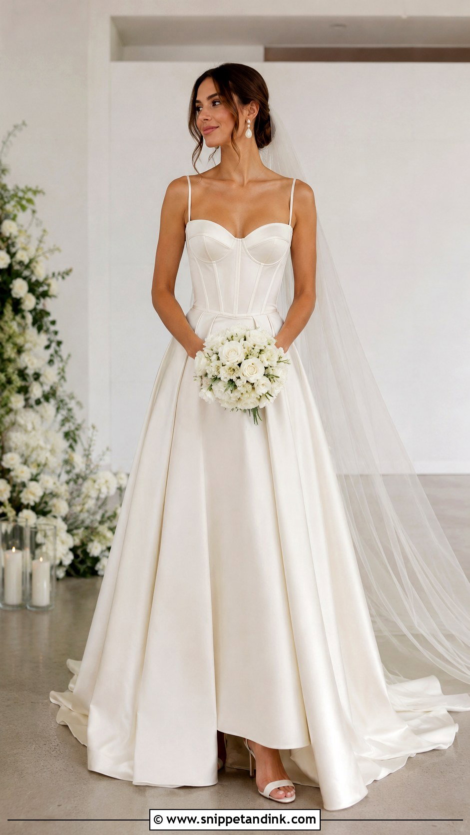 Corset Bodice Wedding Gown - Snippet and Ink - 25 Beautiful Wedding Gowns