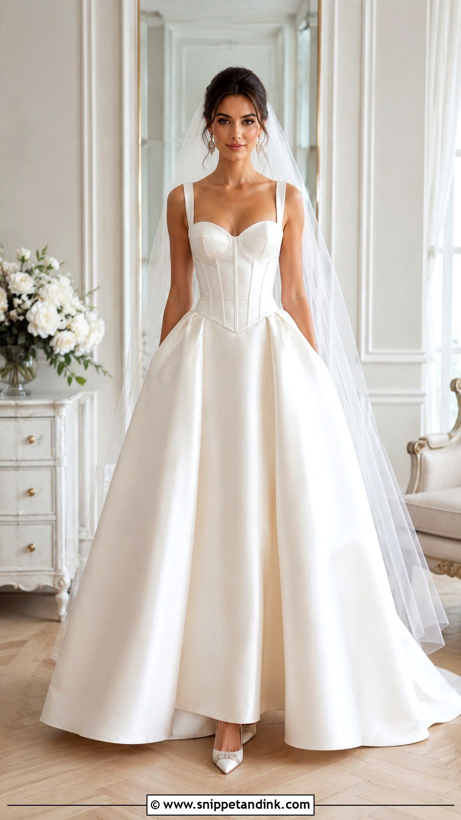 Corset Bodice Wedding Gown - Snippet and Ink - 20 Latest Wedding Gowns Bridal Collection