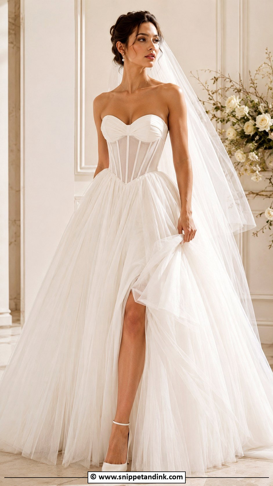 Corset Bridal Dress - Snippet and Ink - 35 Bridal Dresses