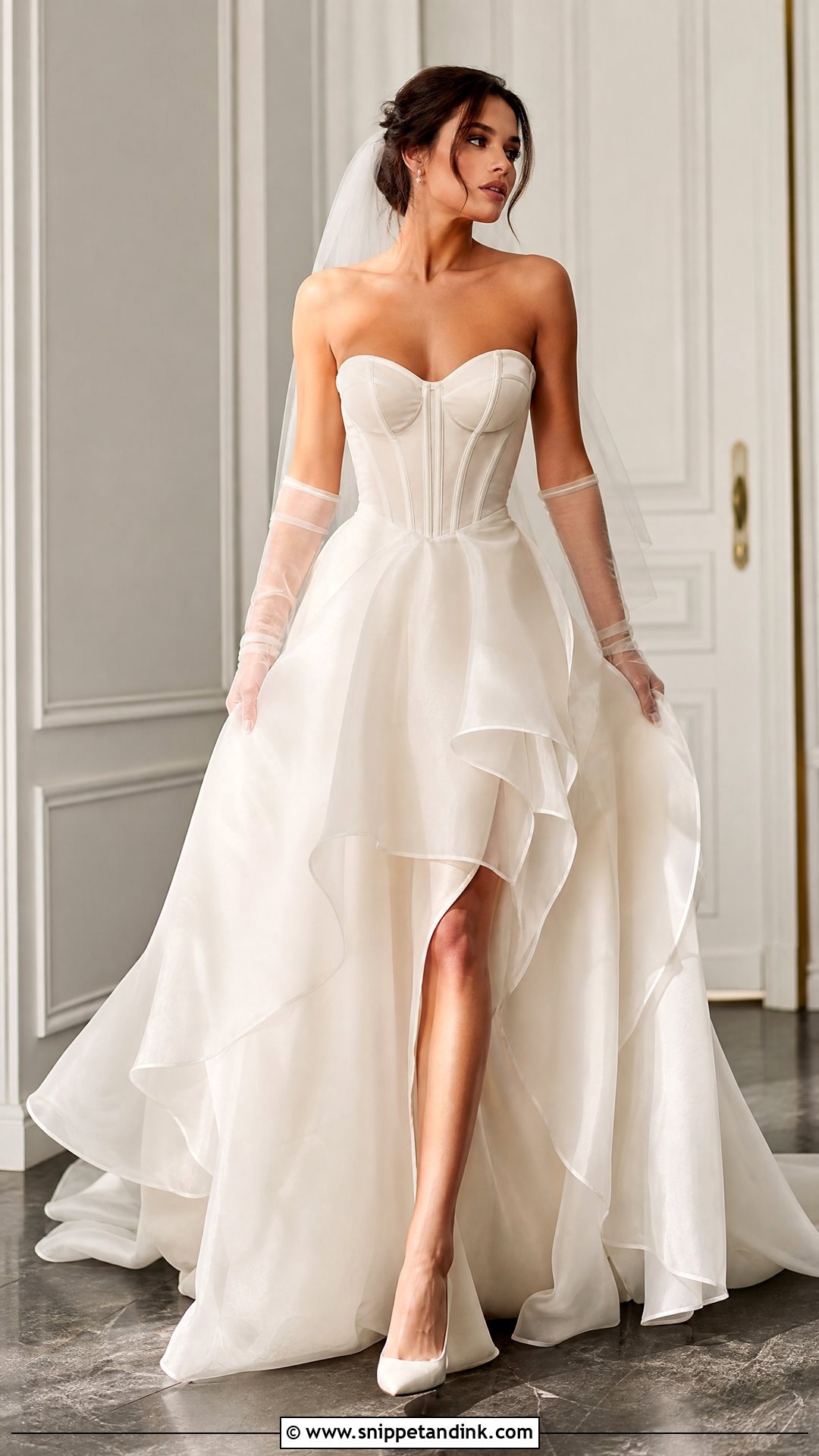 Corset Bridal Frock - Snippet and Ink - 25 Bridal Frock Ideas