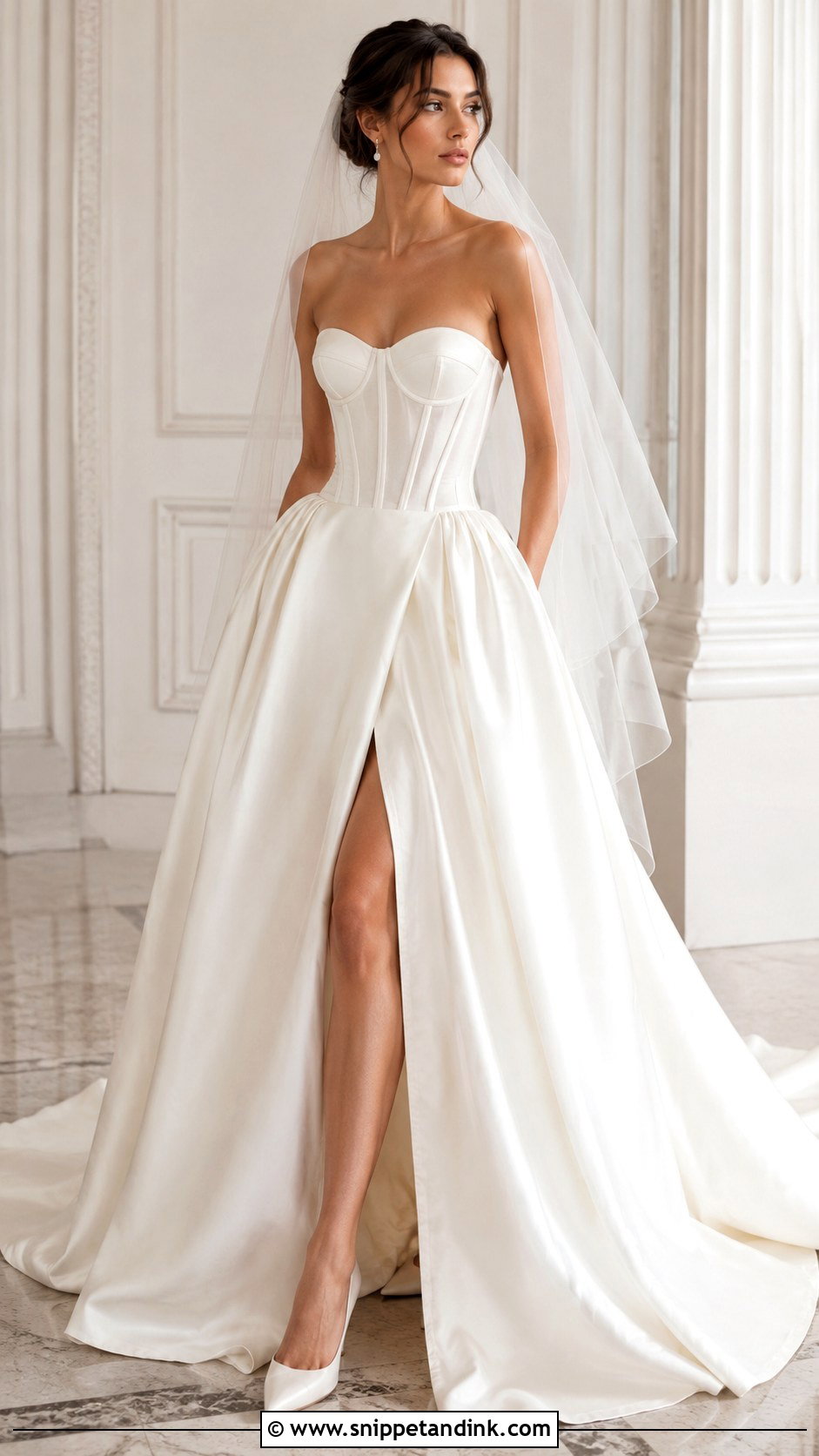 Corset Bridal Wedding Outfit - Snippet and Ink - 30 Bridal Wedding Outfits