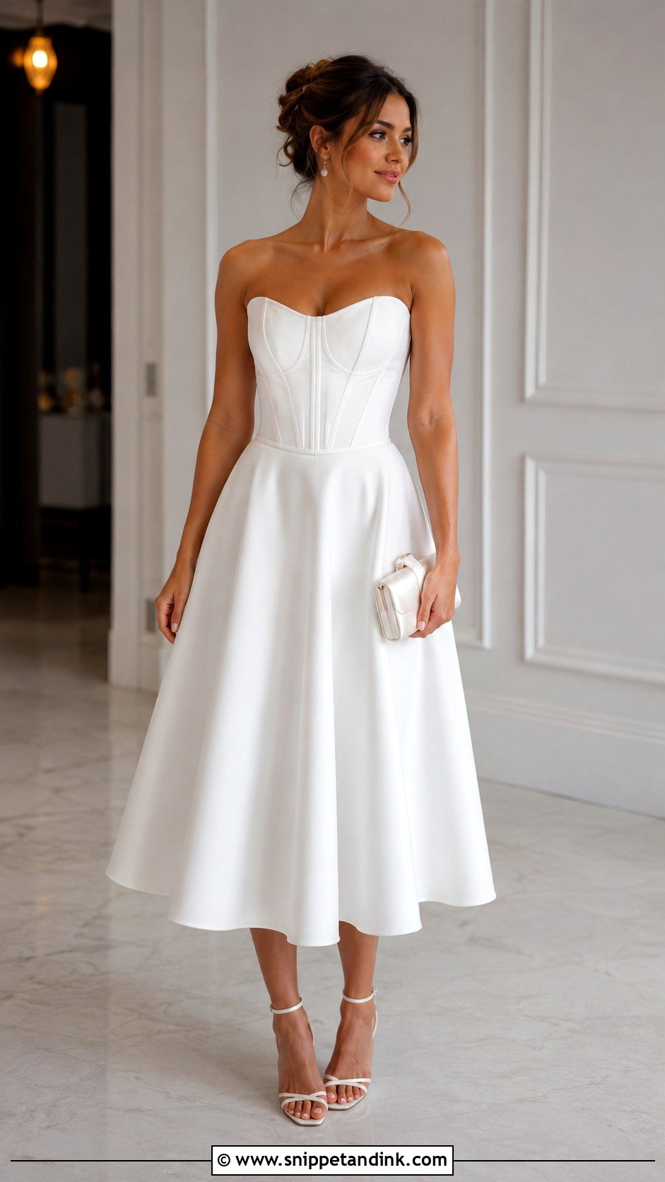 Corset Bride Cocktail Dress - Snippet and Ink - 20 Bride Cocktail Dress Ideas