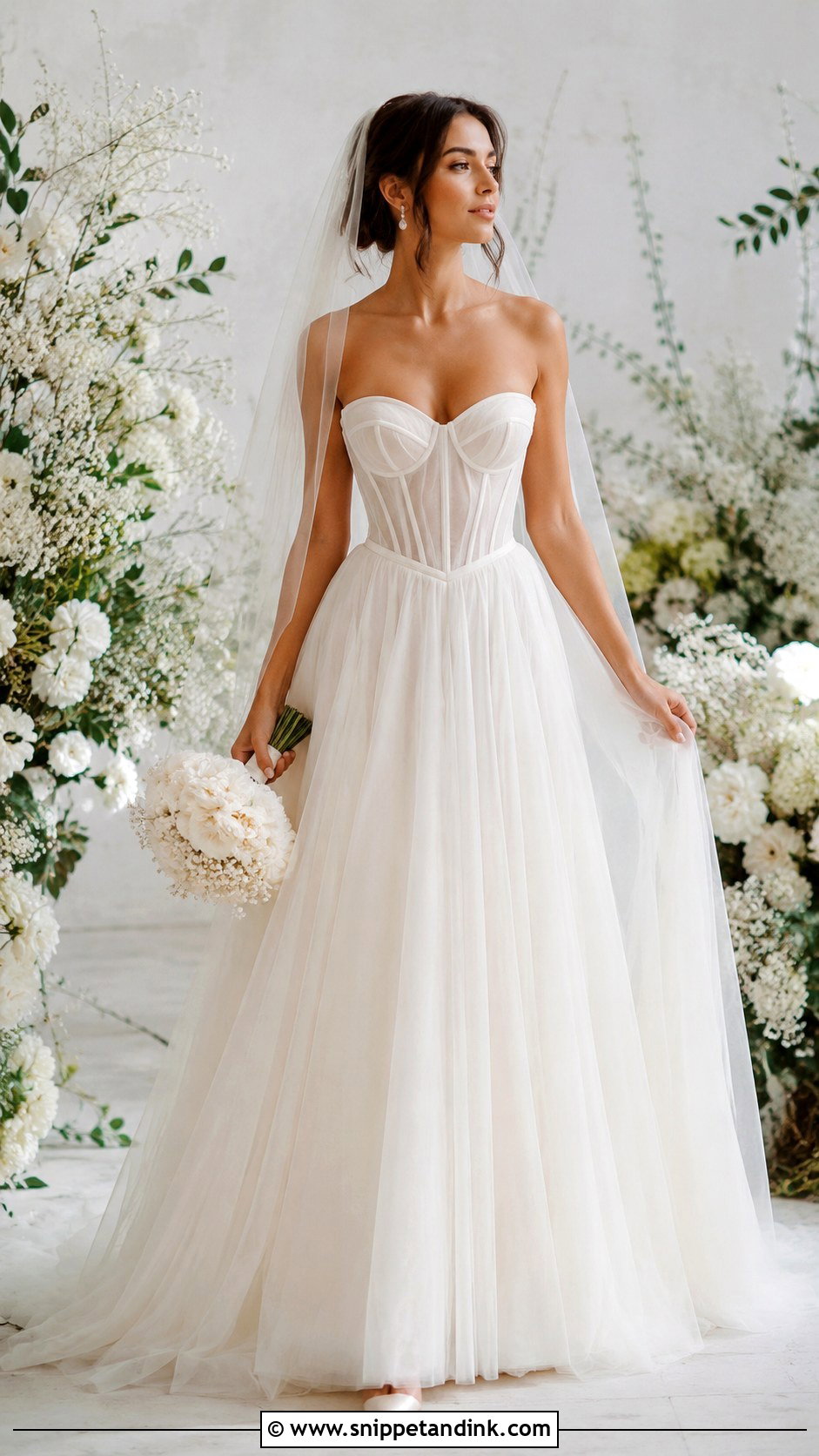 Corset Bride Dress - Snippet and Ink - 25 Elegant Bride Dress Ideas