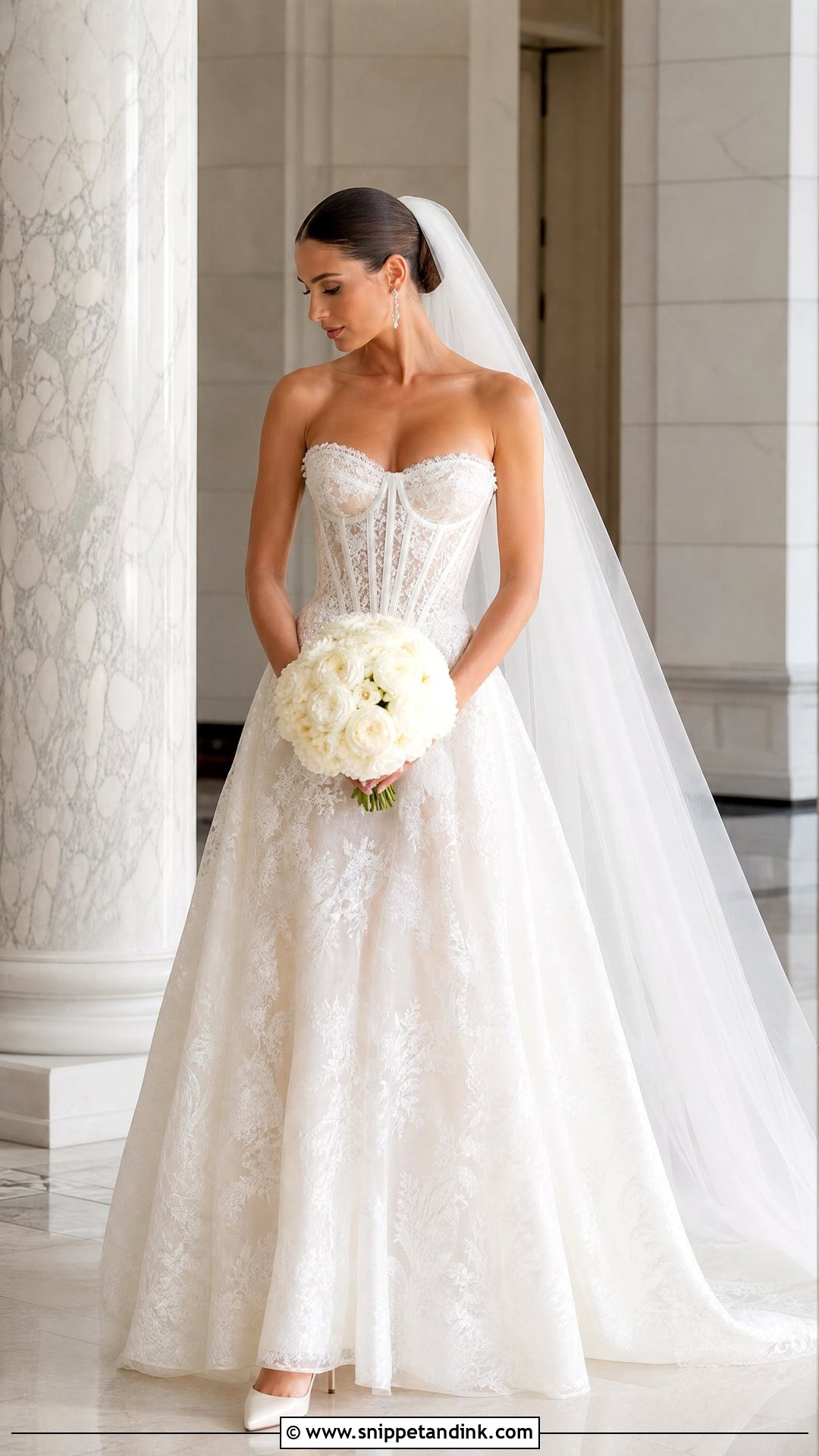 Corset Dantel Wedding Dress - Snippet and Ink - 20 Wedding Dresses Dantel