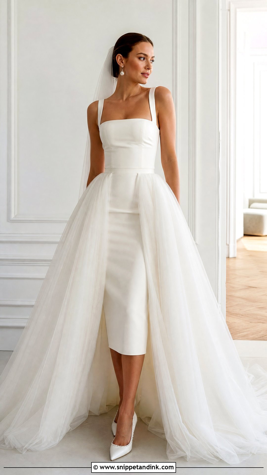 Corset Dress With Detachable Skirt - Snippet and Ink - 25 Wedding Corset Ideas