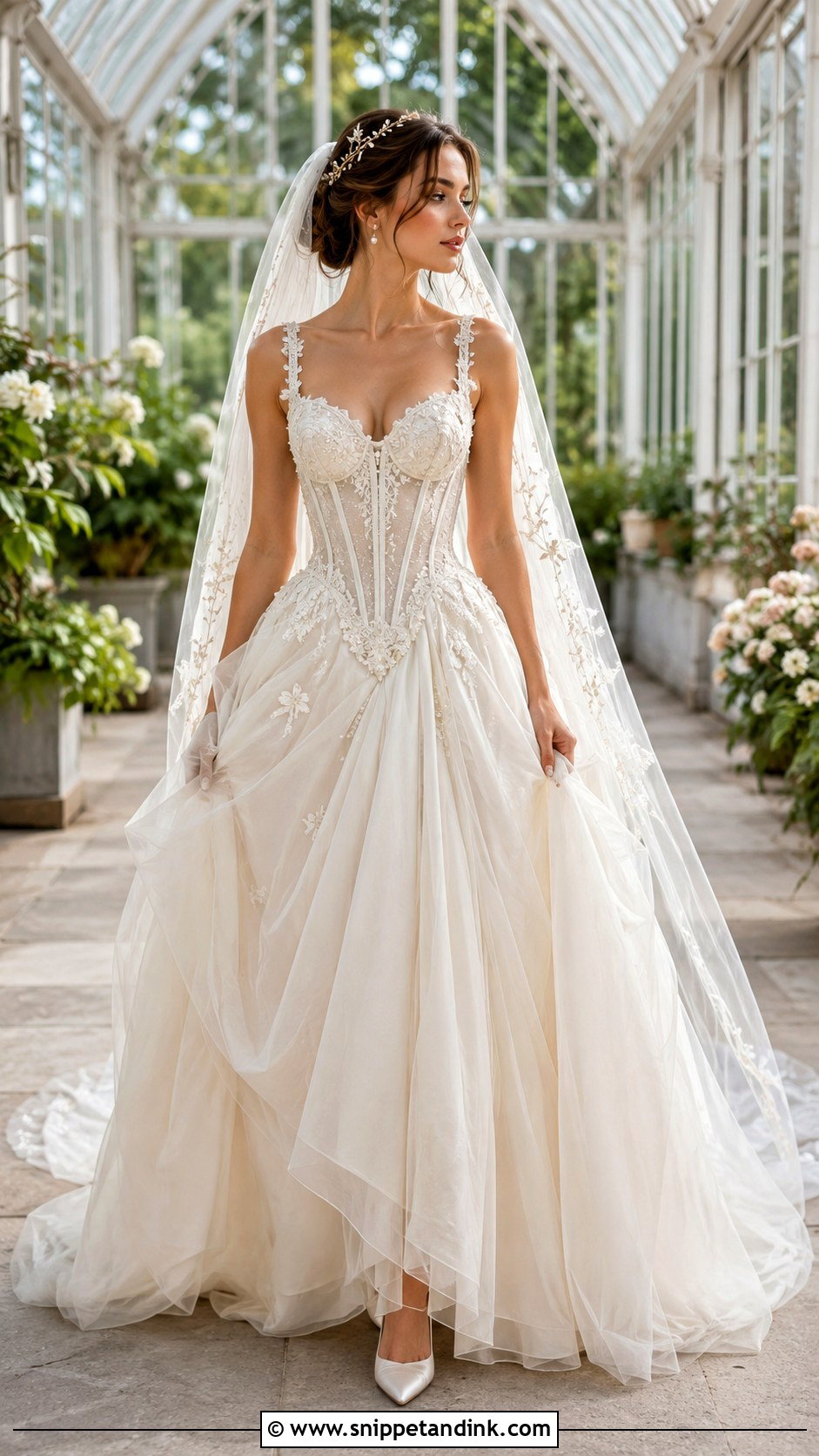 Corset Fairy Wedding Gown - Snippet and Ink - 20 Fairy Wedding Gown Ideas