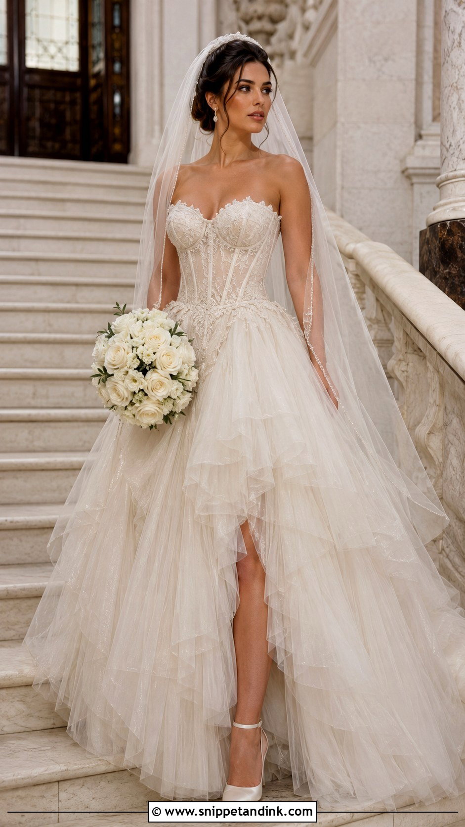 Corset Fantasy Wedding Ball Gown - Snippet and Ink - 20 Fairy Tale Wedding Dress Fantasy Gowns