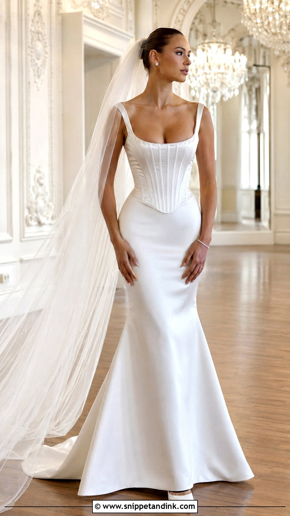 Corset Fit And Flare Wedding Dress - Snippet and Ink - 20 Fit Wedding Dress Ideas
