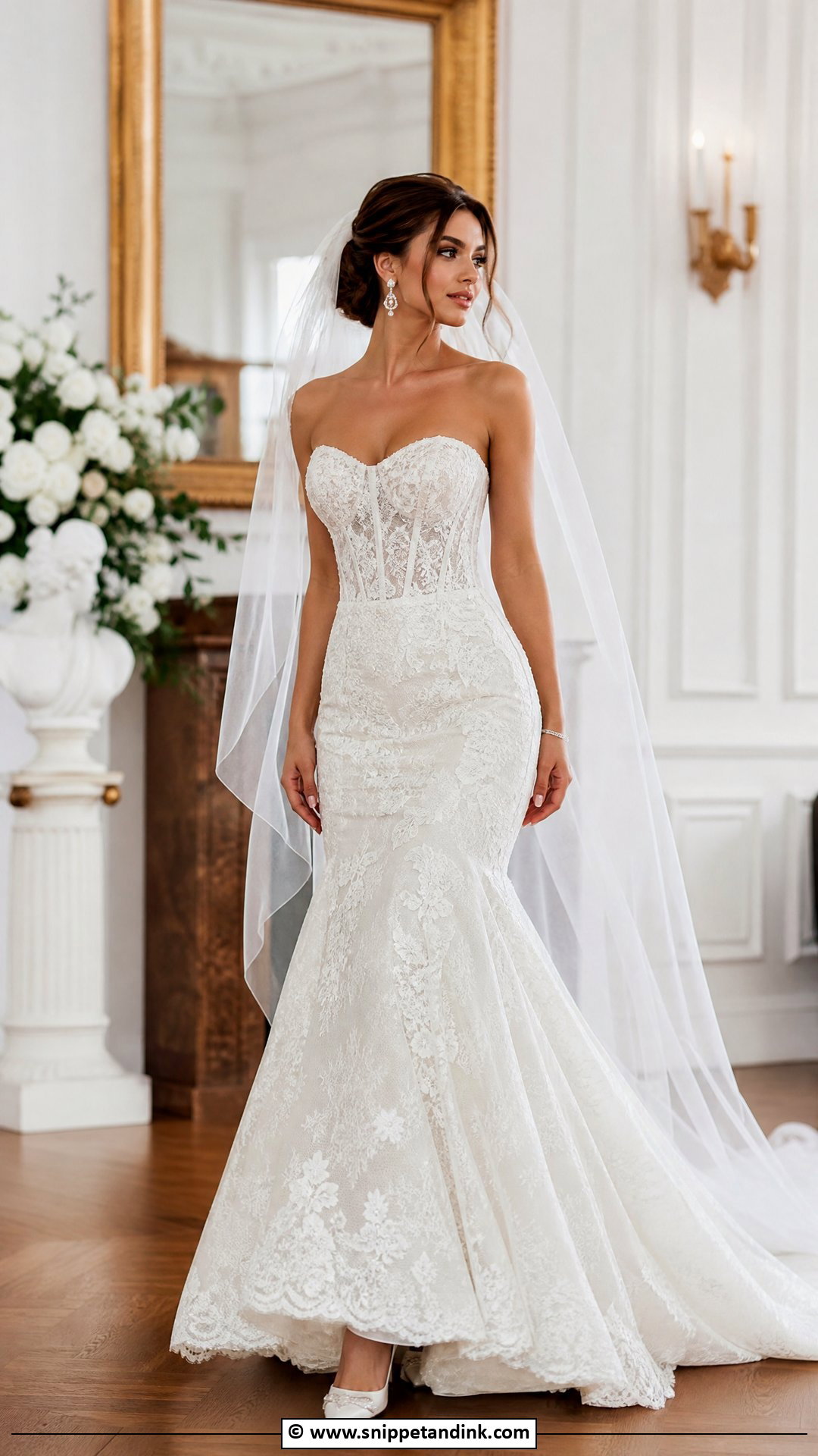 Corset Fit And Flare Wedding Dress - Snippet and Ink - 35 Fit and Flare Wedding Dress Ideas