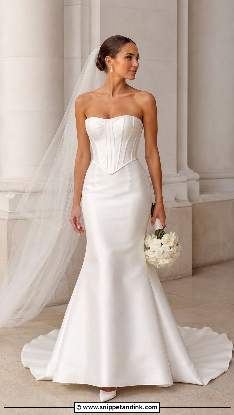 Corset Fit and Flare Wedding Dress - Snippet and Ink - 20 Fit and Flare Wedding Dresses