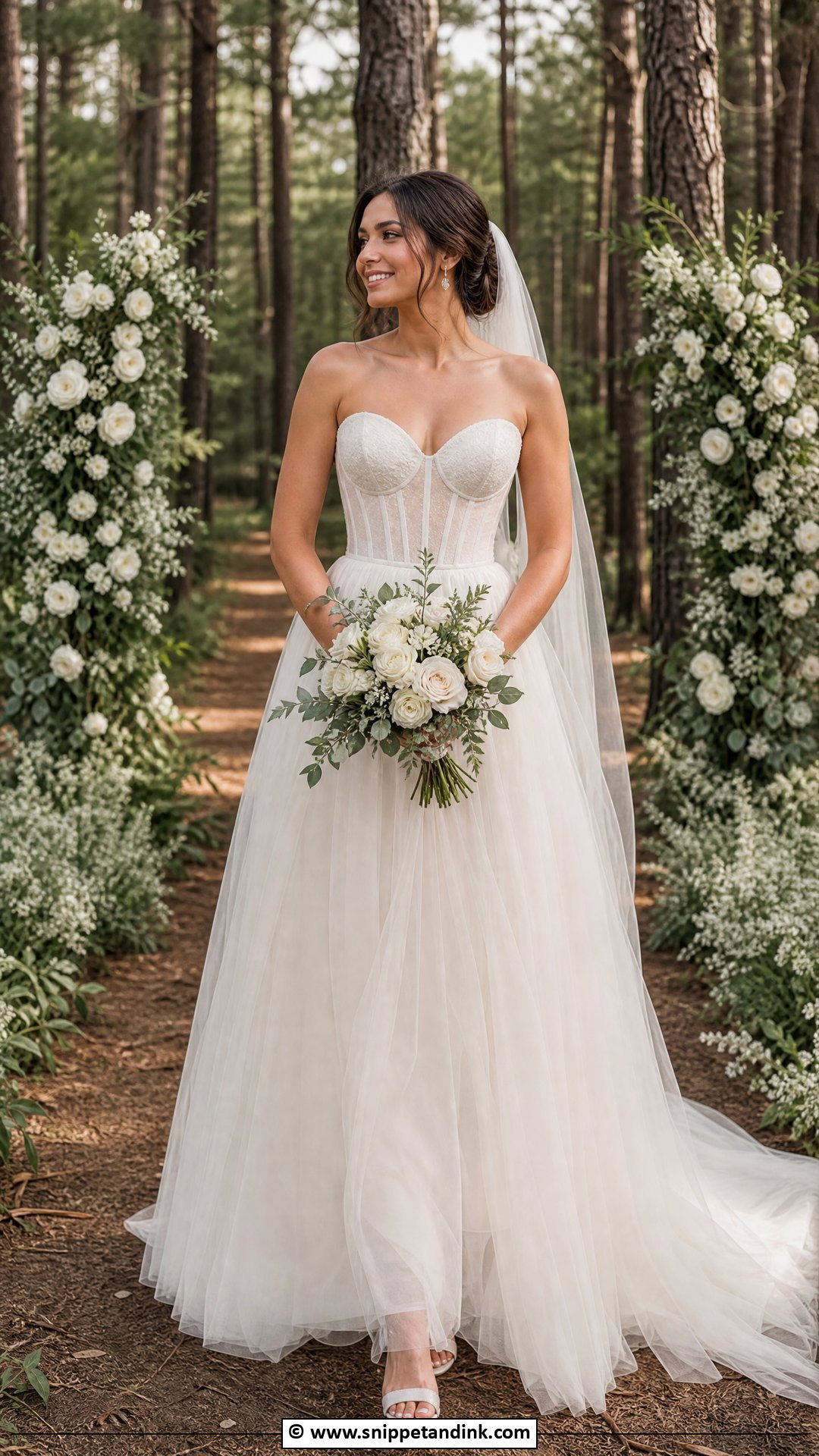 Corset Forest Wedding Dress - Snippet and Ink - 35 Forest Wedding Dress Ideas