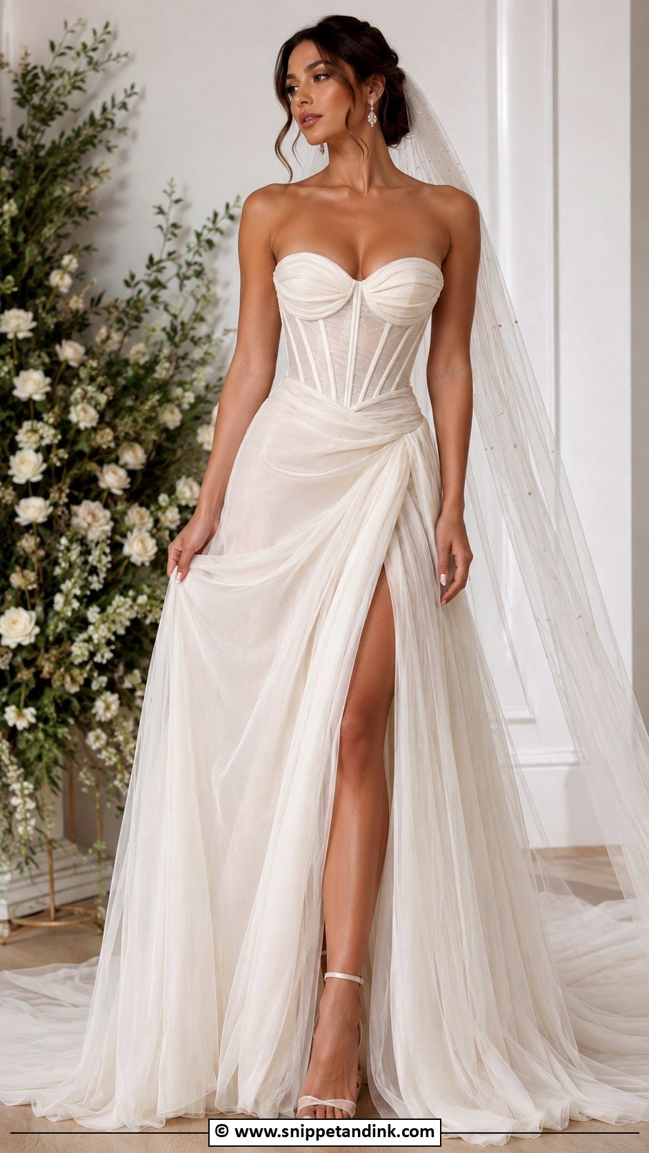 Corset Goddess Wedding Dress - Snippet and Ink - 25 Goddess Wedding Dress Ideas