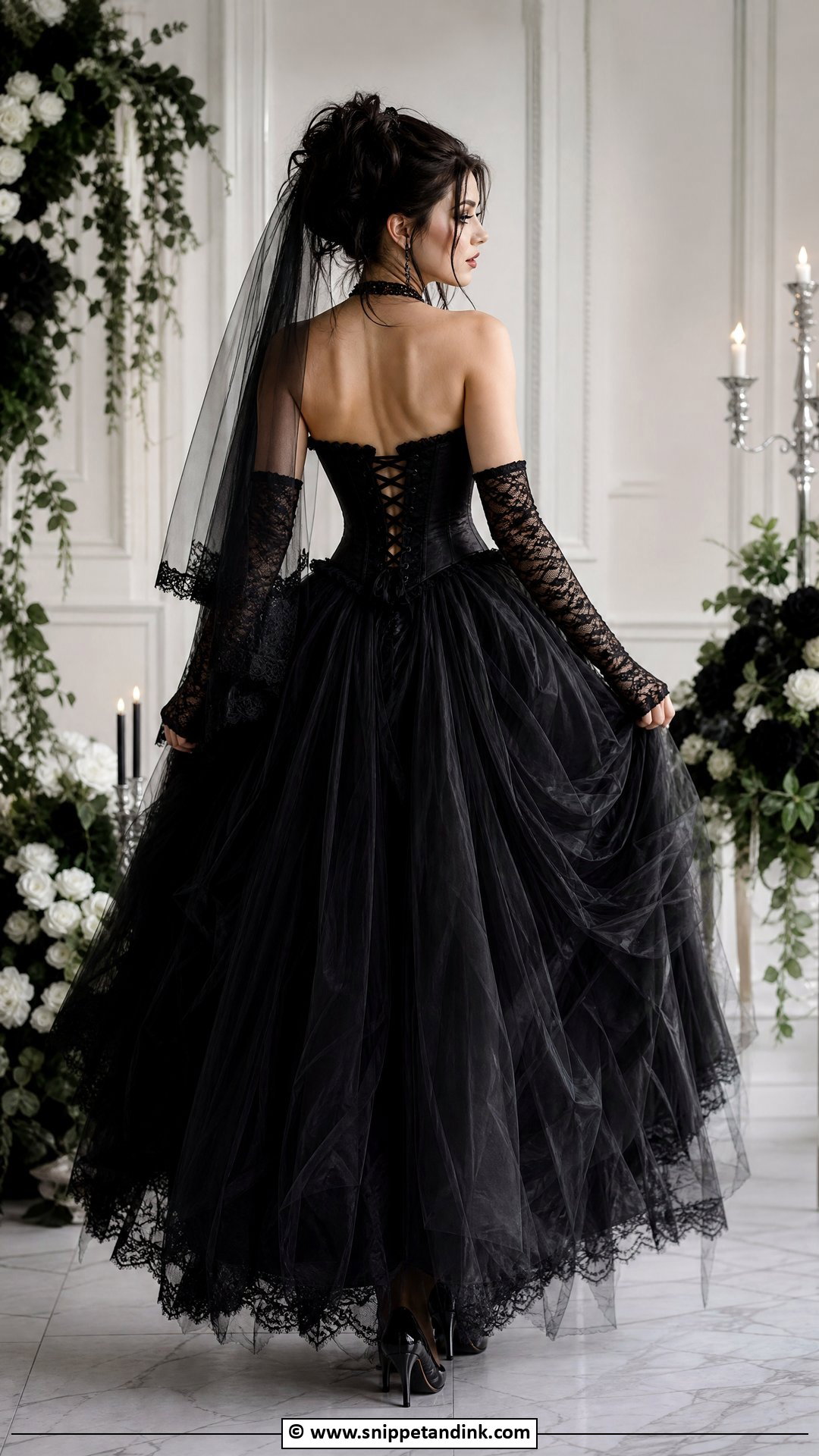 Corset Gothic Wedding Dress - Snippet and Ink - 35 Gothic Wedding Dress Ideas