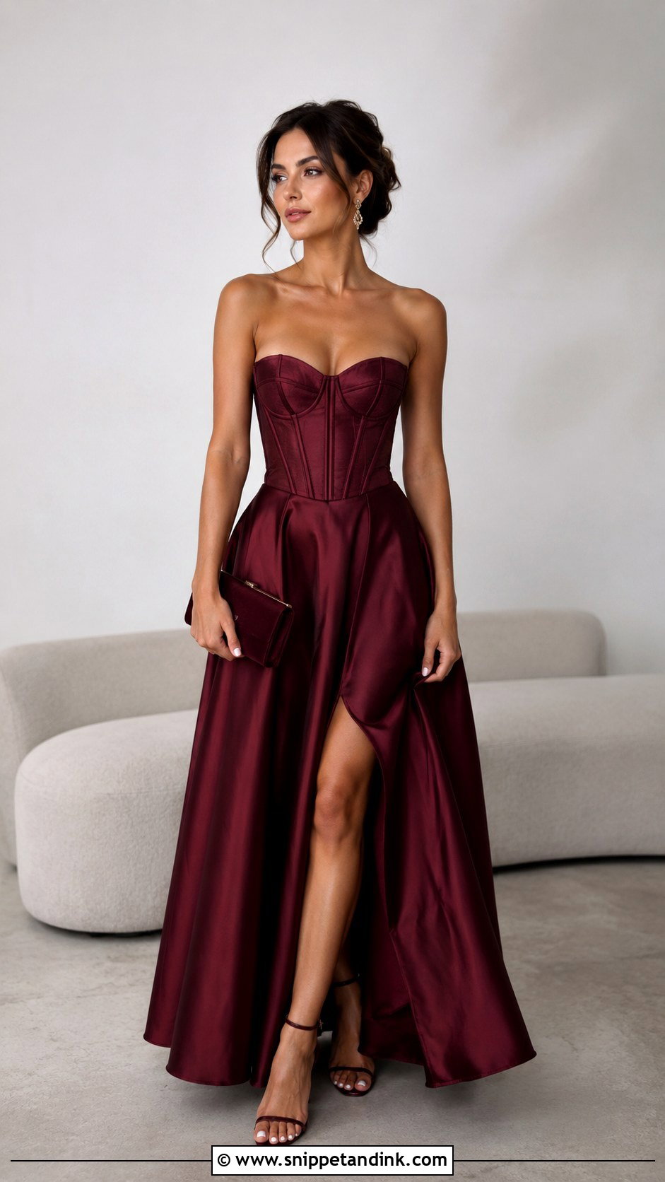 Corset Gown Design - Snippet and Ink - 25 Stylish Gown Designs