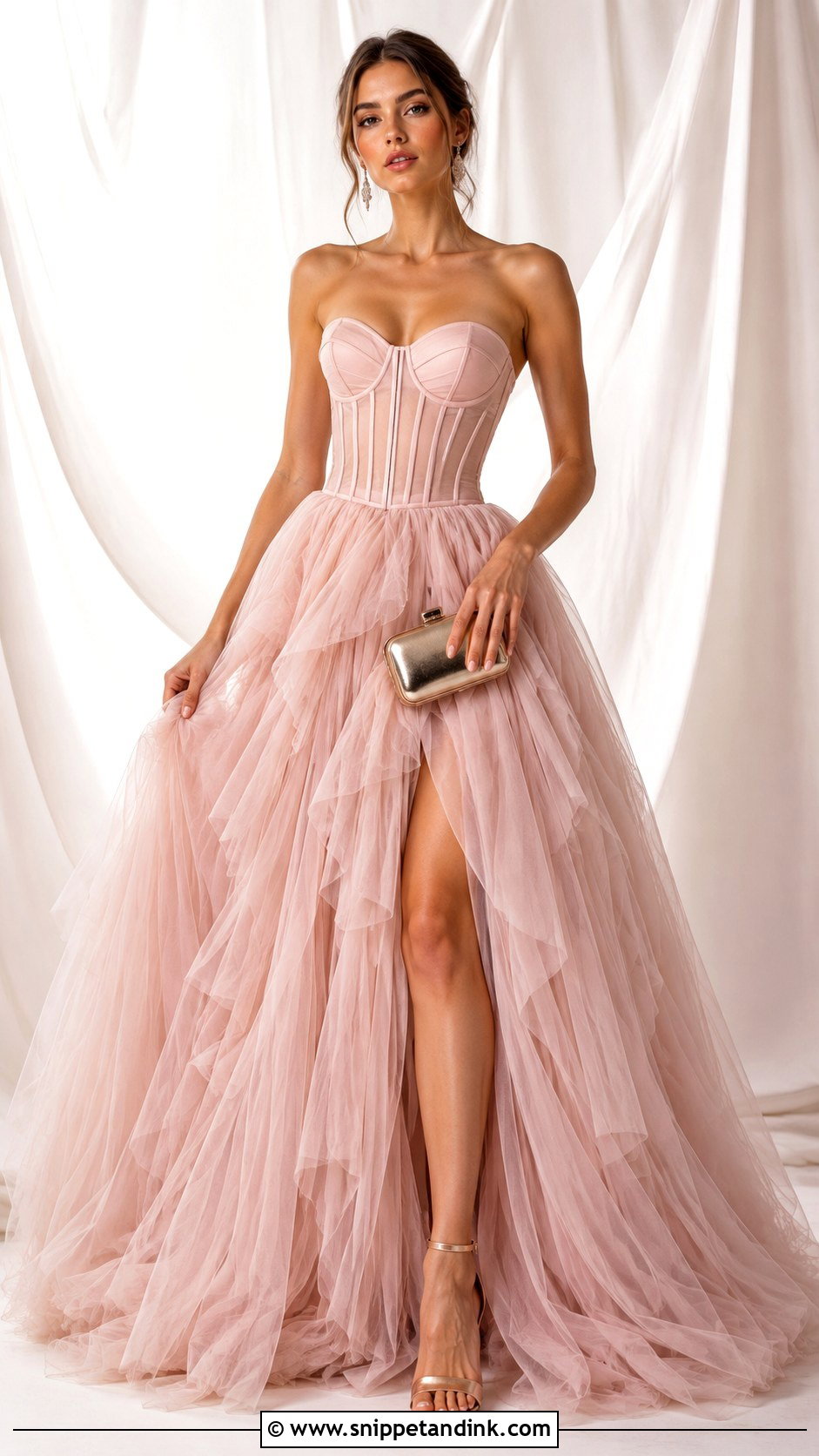 Corset Gown With Full Skirt - Snippet and Ink - 25 Gown Models Ideas