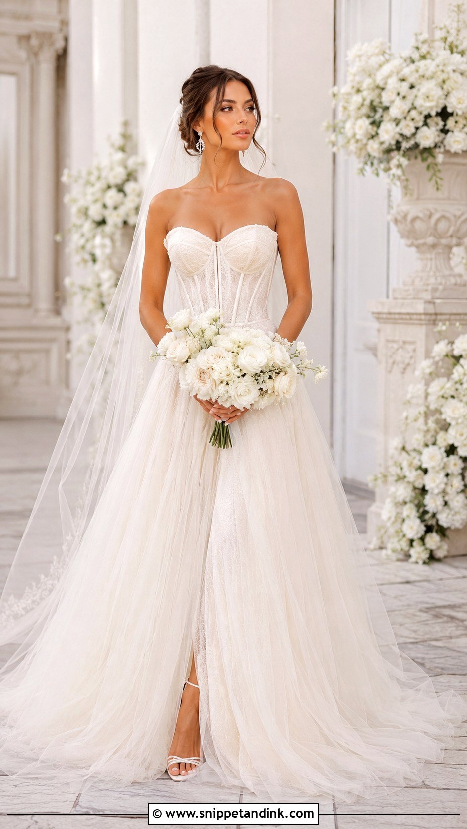 Corset Gown for Bride - Snippet and Ink - 25 Gown for Bride Ideas