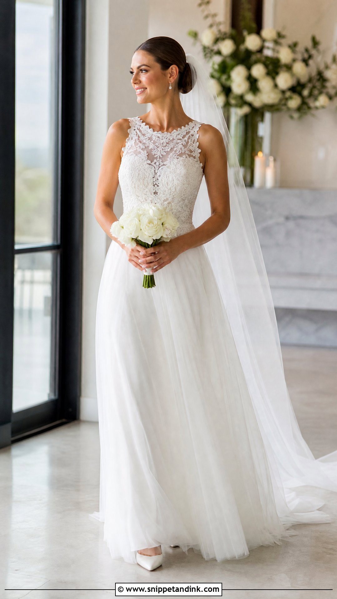 Corset Lace Top Wedding Dress - Snippet and Ink - 25 Lace Top Wedding Dress Ideas