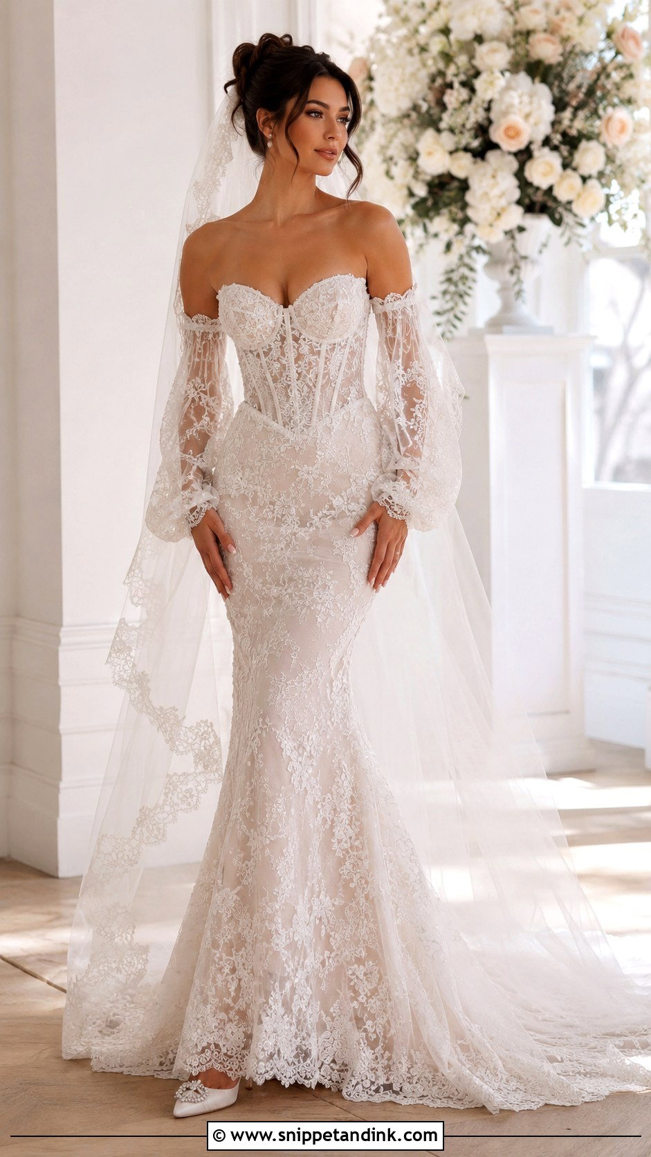 Corset Lace Wedding Dress - Snippet and Ink - 20 Hot Wedding Dress Ideas