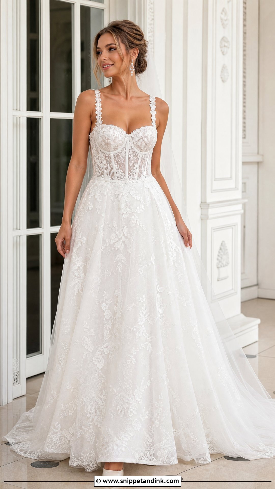 Corset Lace Wedding Dress - Snippet and Ink - 20 Wedding Dress with Lace Ideas